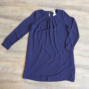 H&M Navy Blue Shift Dress